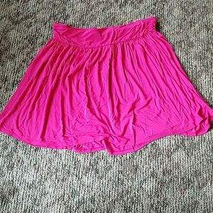 Bright pink lane Bryant skirt